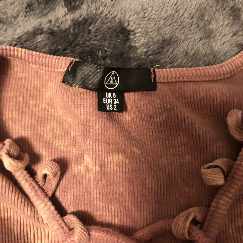 pink tie dye bodysuit